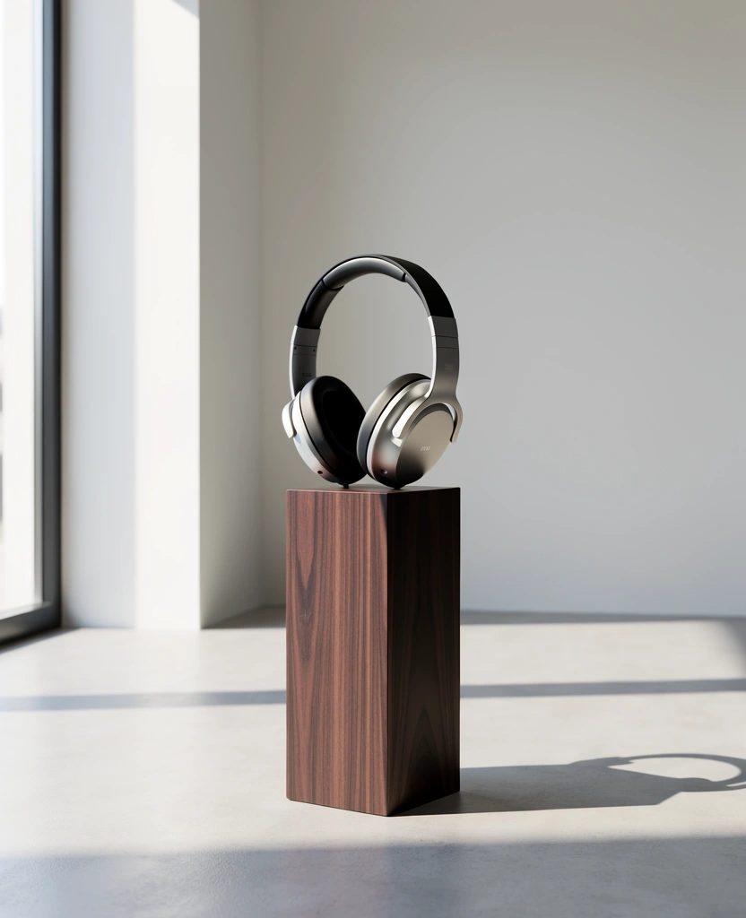 High-quality audio equipment in a serene setting